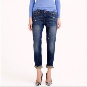 J Crew Broken in boyfriend jeans